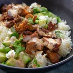 Bowl of chicken and rice