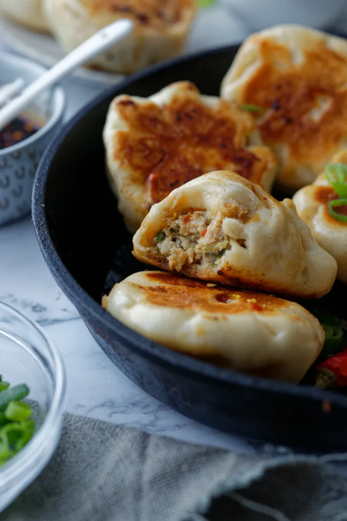 Chicken Sheng Jian Bao Pan Fried Buns Miss Molly Makes