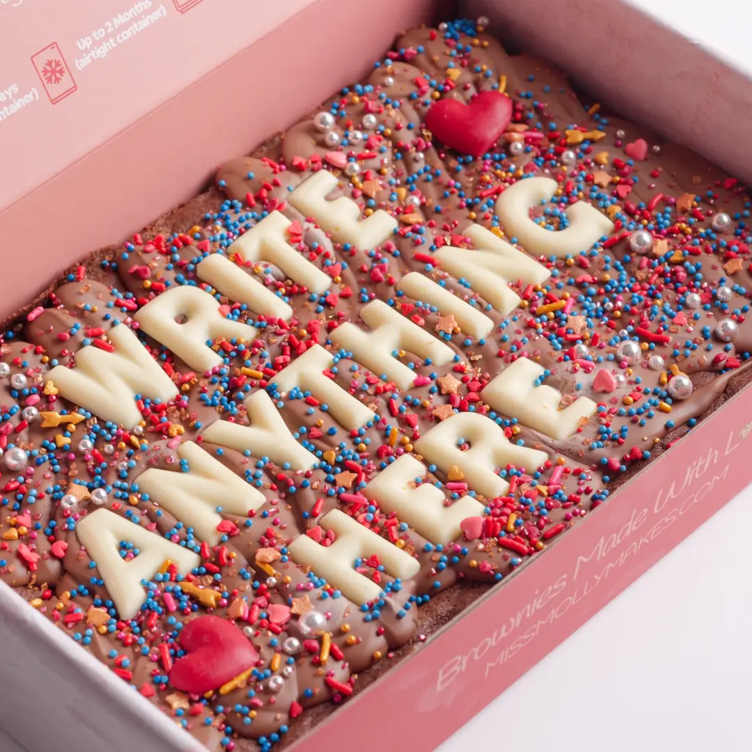 Custom Brownies – Custom Brownie Slab