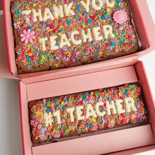 Teacher Gift Brownies – Miss Molly Makes