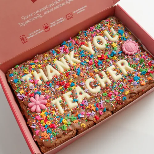 Teacher Gift Brownies – Miss Molly Makes