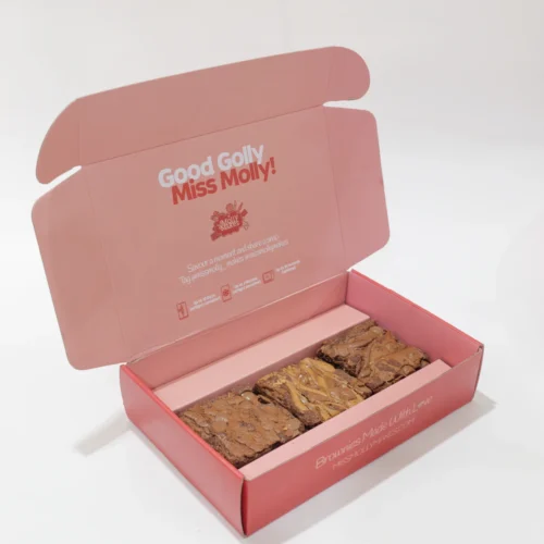 Naked 3-pack brownies without toppings