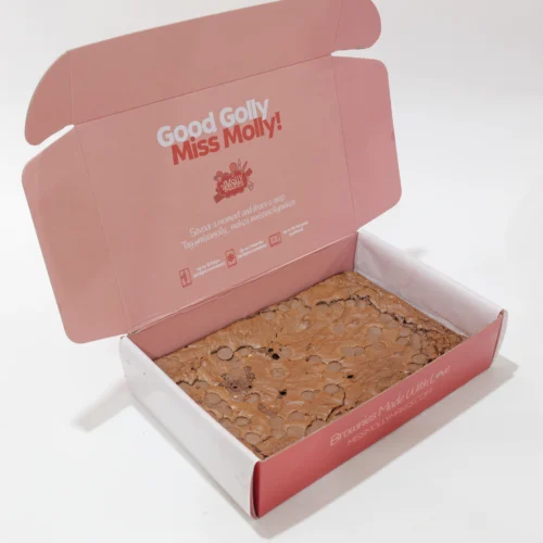 Naked Slab brownies without toppings