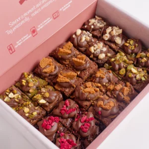 Raspberry Brownies (5) The Whole Lot - Loaded Brownie Bites